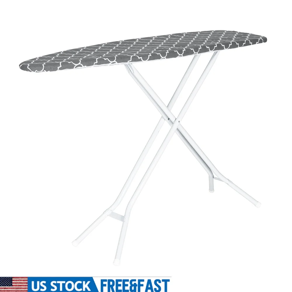 Adjustable Height 4 Leg Ironing Board with Stable Foundation Non-Skid Feet Foldable Easy Storage Perfect Laundry Room Dorm Room
Adjustable Height 4 Leg Ironing Board with Stable Foundation Non-Skid Feet Foldable Easy Storage Perfect Laundry Room Dorm Room
