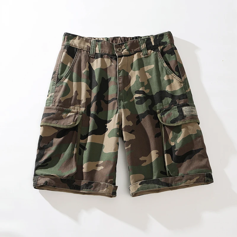 KSTUN Men Summer Outdoor Leisure Camouflage Comfortable Cargo Shorts Men Elastic Waist Loose Straight High-Quality Design Shorts
KSTUN Men Summer Outdoor Leisure Camouflage Comfortable Cargo Shorts Men Elastic Waist Loose Straight High-Quality Design Shorts