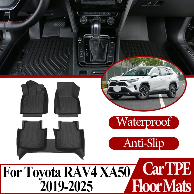 Автомобильные коврики из материала TPE для Toyota RAV4 RAV-4 XA50 2019-2025 2022 2023 2024, противогрязный противоскользящий чехол для ног, коврик для ковра
Автомобильные коврики из материала TPE для Toyota RAV4 RAV-4 XA50 2019-2025 2022 2023 2024, противогрязный противоскользящий чехол для ног, коврик для ковра