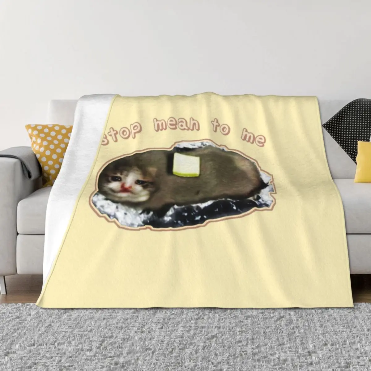 stop mean to me Cyring Cat Meme - Baked Potato Edition Throw Blanket Plush Summer Warm Cute Blankets
stop mean to me Cyring Cat Meme - Baked Potato Edition Throw Blanket Plush Summer Warm Cute Blankets