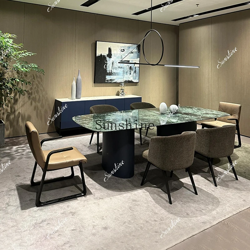 Italian minimalist light luxury high-end villa restaurant, natural marble dining table FT
Italian minimalist light luxury high-end villa restaurant, natural marble dining table FT