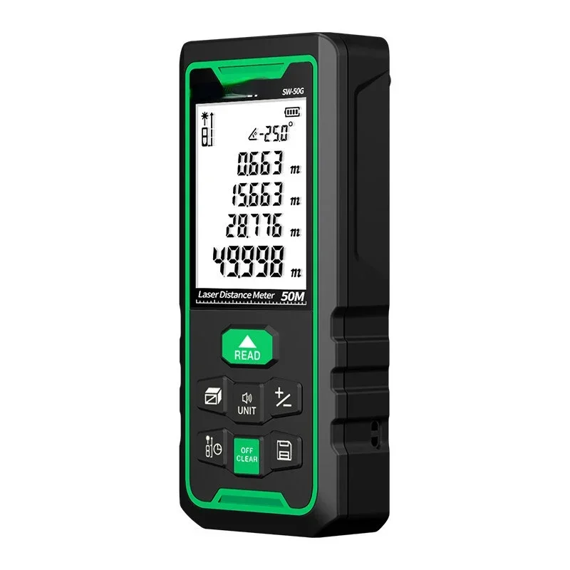 Outdoor Laser Rangefinder High Precision Measuring Instrument Electronic Ruler Green Infrared Laser Rangefinder
Outdoor Laser Rangefinder High Precision Measuring Instrument Electronic Ruler Green Infrared Laser Rangefinder