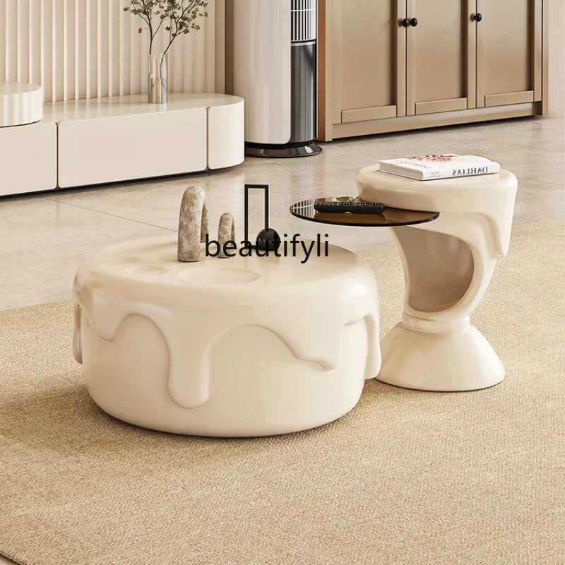 newRound Ice Cream Coffee Table Living Room Cream Wind Tea Table Retractable TV Cabinet Unitss1001
newRound Ice Cream Coffee Table Living Room Cream Wind Tea Table Retractable TV Cabinet Unitss1001