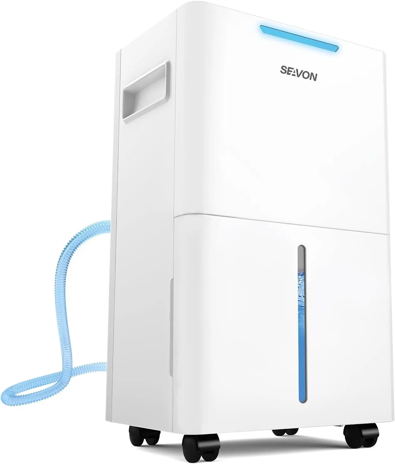 1500 Sq.ft Dehumidifier for Basement, 21 Pint with Drain Hose, Smart Humidity Control & Timer
1500 Sq.ft Dehumidifier for Basement, 21 Pint with Drain Hose, Smart Humidity Control & Timer