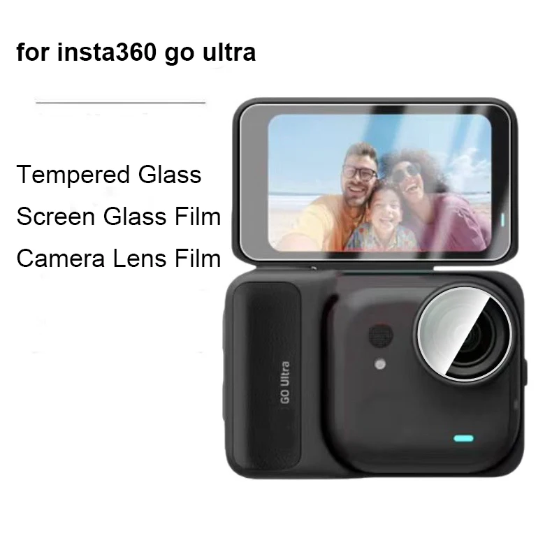 For insta360 go ultra HD Tempered Glass Screen Protector and Len Protective film for insta360 go ultra camera
For insta360 go ultra HD Tempered Glass Screen Protector and Len Protective film for insta360 go ultra camera
