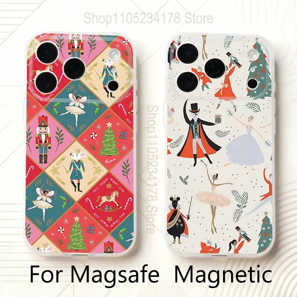 Nutcracker Christmas Frosted Clear Magnetic Phone Case for iPhone 17,16,15,14,13,12,11 Pro,Max,Plus,Mini,Air,E
Nutcracker Christmas Frosted Clear Magnetic Phone Case for iPhone 17,16,15,14,13,12,11 Pro,Max,Plus,Mini,Air,E