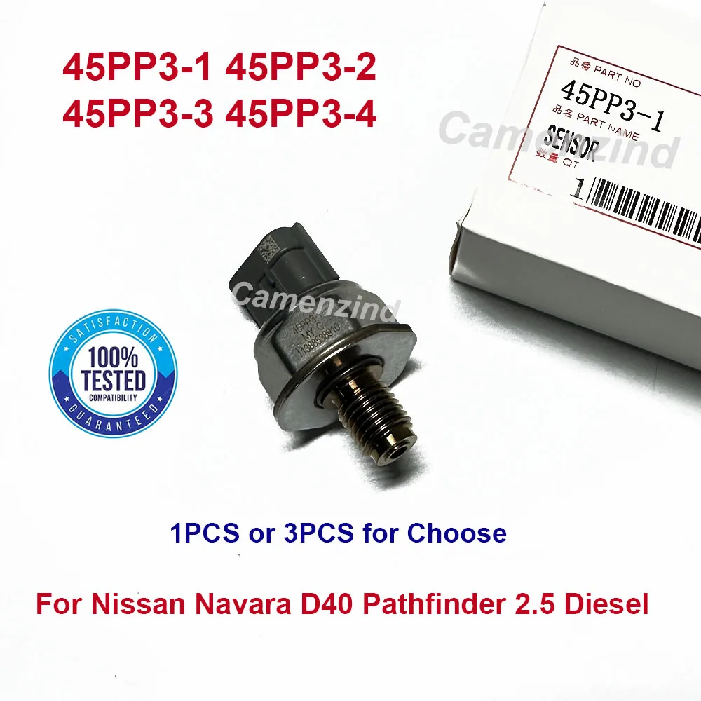 1/3Pcs 45PP3-1 45PP3-2 45PP3-3 45PP3-4 Fuel Rail Pressure Sensor For Nissan Navara YD25 D40 Pathfinder 2.5 Diesel 45PP31
1/3Pcs 45PP3-1 45PP3-2 45PP3-3 45PP3-4 Fuel Rail Pressure Sensor For Nissan Navara YD25 D40 Pathfinder 2.5 Diesel 45PP31