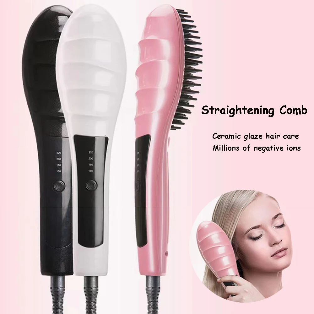 Heating Hot Comb Professional Hair Straightener For Wigs Heated Comb Electric Hair Styling Comb Curler And Straightener Tool
Heating Hot Comb Professional Hair Straightener For Wigs Heated Comb Electric Hair Styling Comb Curler And Straightener Tool
