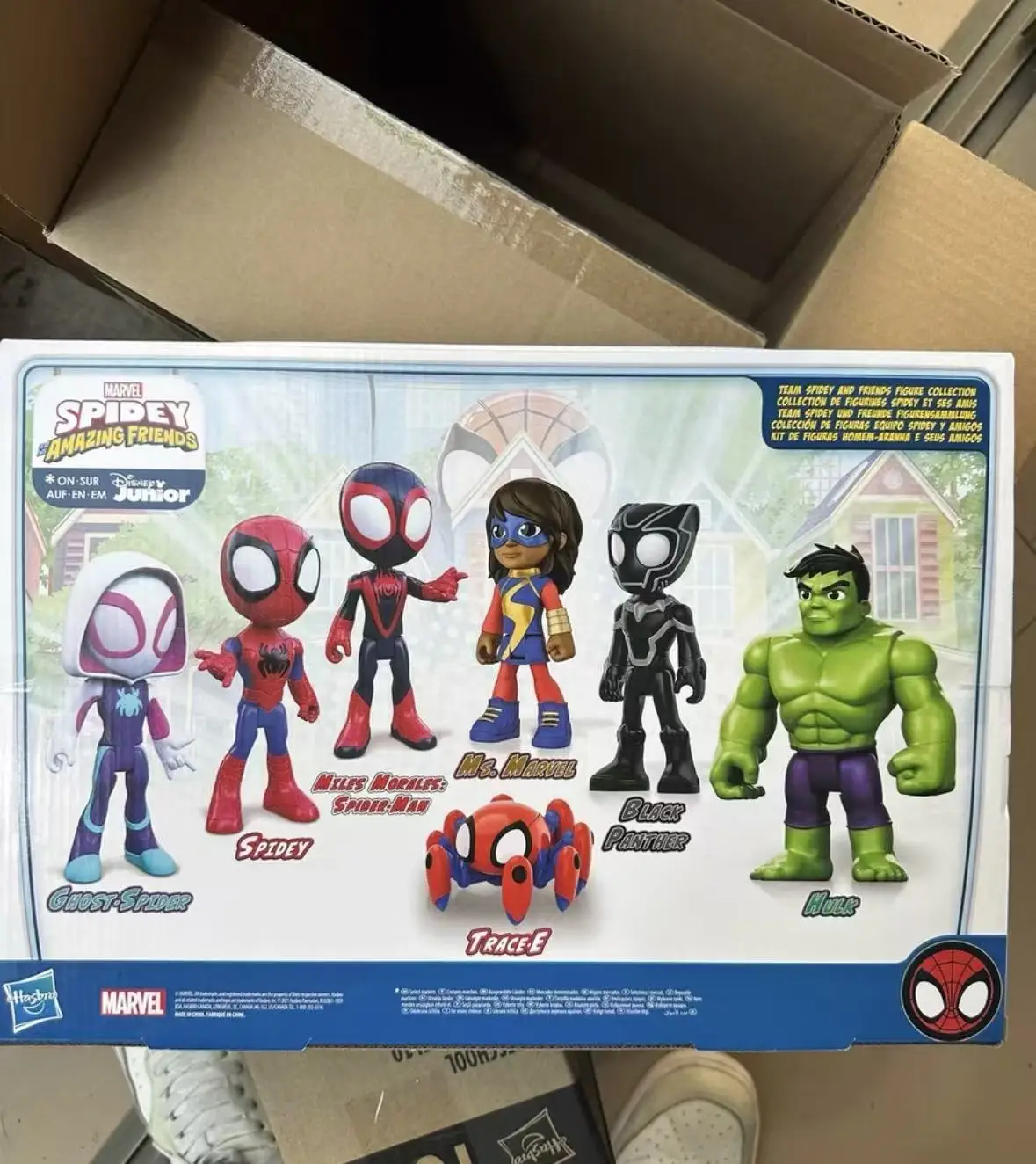 Набор из 5 фигурок Hasbro Marvel Spiderman: Человек-паук и его удивительные друзья, серия Web Squad, Q-версия, приключенческие приключения, игрушка-подарок
Набор из 5 фигурок Hasbro Marvel Spiderman: Человек-паук и его удивительные друзья, серия Web Squad, Q-версия, приключенческие приключения, игрушка-подарок