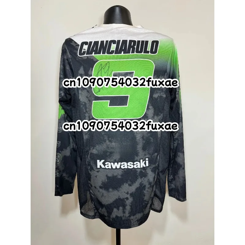 Мужской трикотаж Kawasaki для гонок на мотоциклах, дышащая, быстросохнущая, удобная рубашка с длинными рукавами для грязи и езды на горных велосипедах
Мужской трикотаж Kawasaki для гонок на мотоциклах, дышащая, быстросохнущая, удобная рубашка с длинными рукавами для грязи и езды на горных велосипедах