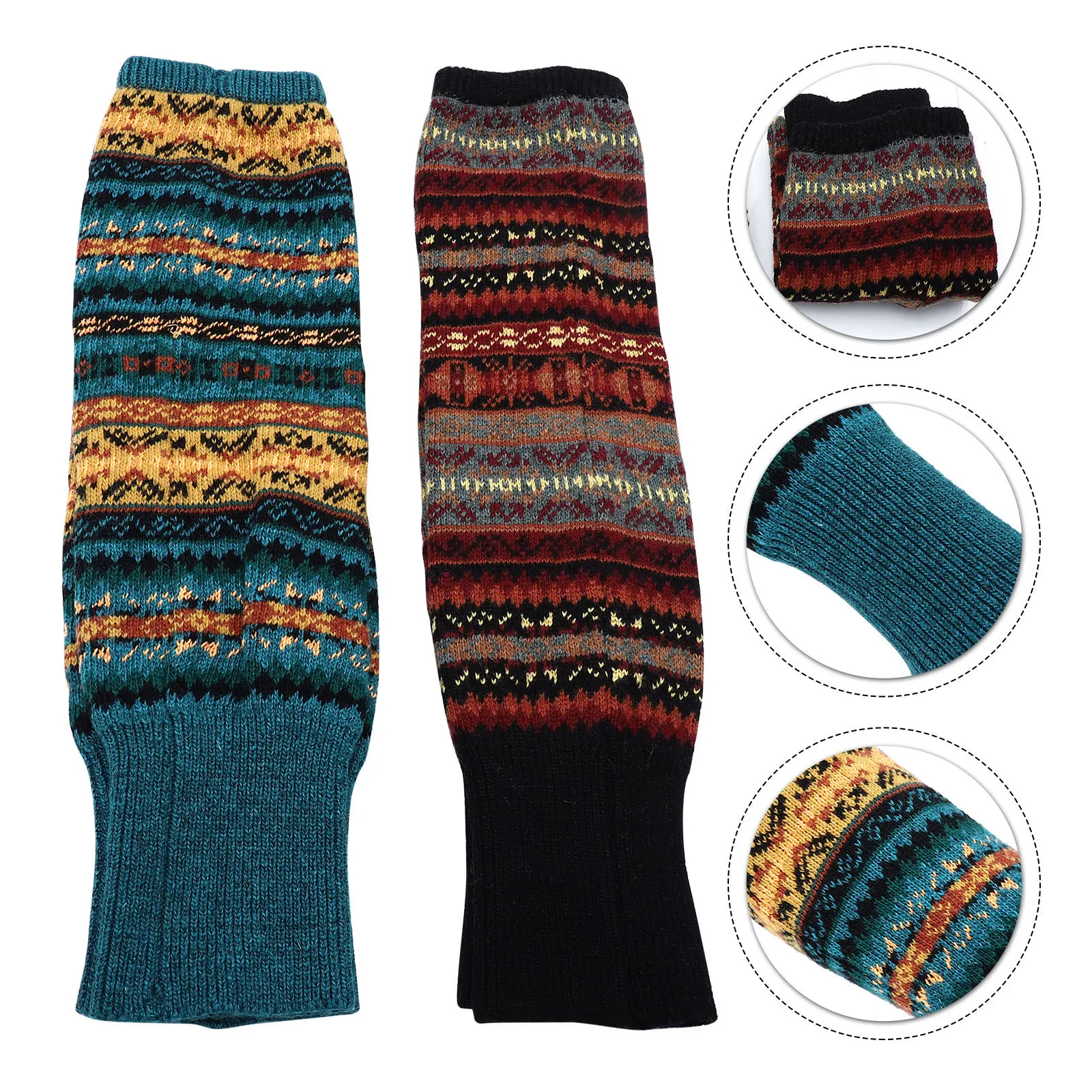 2Pairs Women Knit Leg Warmers Winter Wool Socks Stylish Leg Cover Warm Fashion Stockings for Daily Wear Women Winter Socks
2Pairs Women Knit Leg Warmers Winter Wool Socks Stylish Leg Cover Warm Fashion Stockings for Daily Wear Women Winter Socks