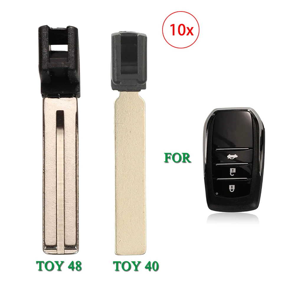 Сменный смарт-ключ jingyuqin для Toyota Highlander, Land Cruiser, RAV4, Toyota 48, Toyota 40, лезвие, 10 шт.
Сменный смарт-ключ jingyuqin для Toyota Highlander, Land Cruiser, RAV4, Toyota 48, Toyota 40, лезвие, 10 шт.