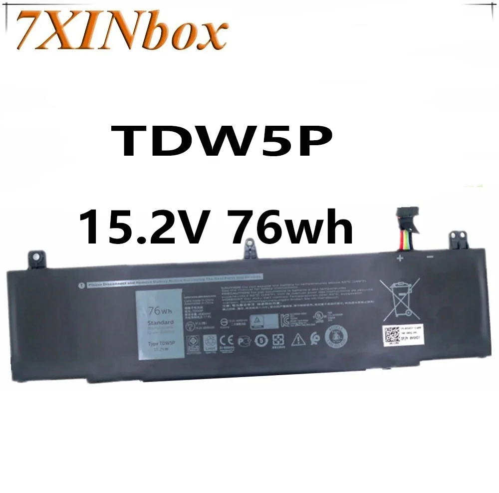 7xinbox 15,2 V 76wh оригинальный TDW5P Аккумулятор для ноутбука DELL TDW5P Series Tablet
7xinbox 15,2 V 76wh оригинальный TDW5P Аккумулятор для ноутбука DELL TDW5P Series Tablet