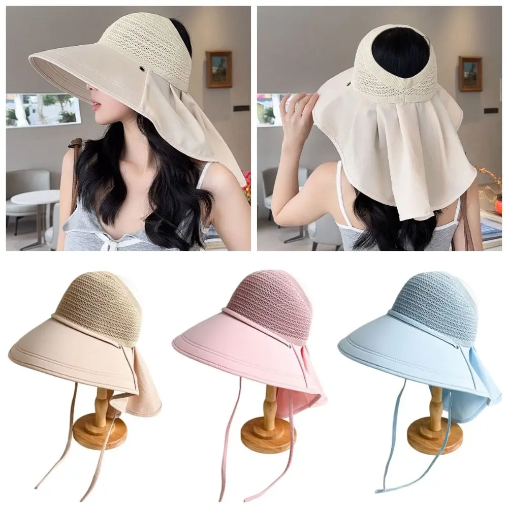 Simple Elegance Large Brim Sun Hat Breathable Anti-UV Sun Protection Hats Neck Protection Foldable Beach Bucket Cap Outdoor
Simple Elegance Large Brim Sun Hat Breathable Anti-UV Sun Protection Hats Neck Protection Foldable Beach Bucket Cap Outdoor