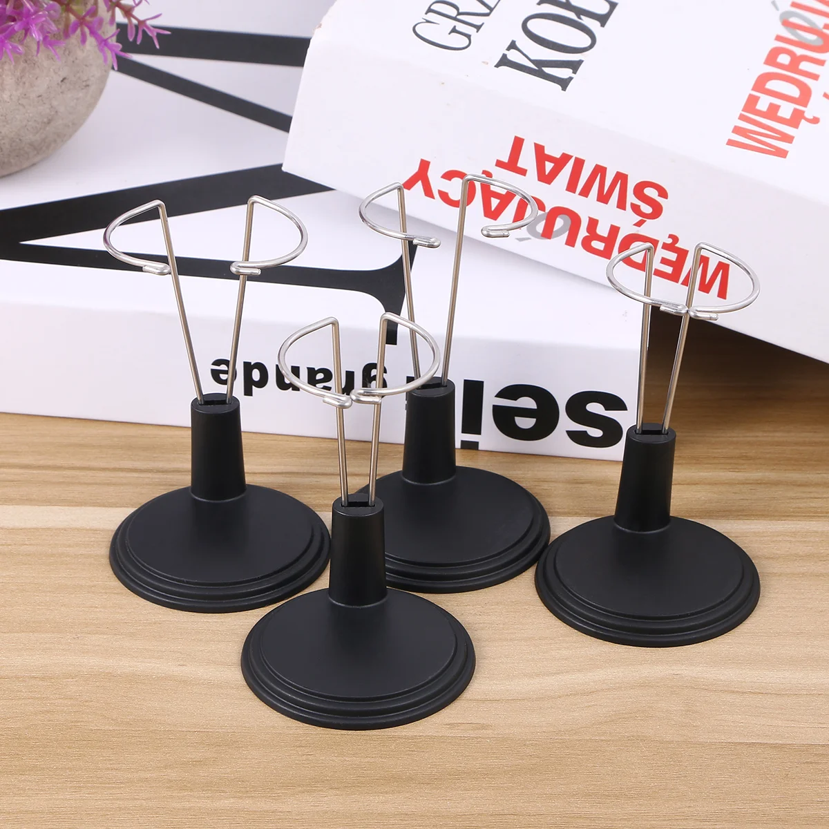 4pcs Creative Bracket Support Portable Bear Stand Fashion Dolls Storage Rack for Home Black 15cm
4pcs Creative Bracket Support Portable Bear Stand Fashion Dolls Storage Rack for Home Black 15cm