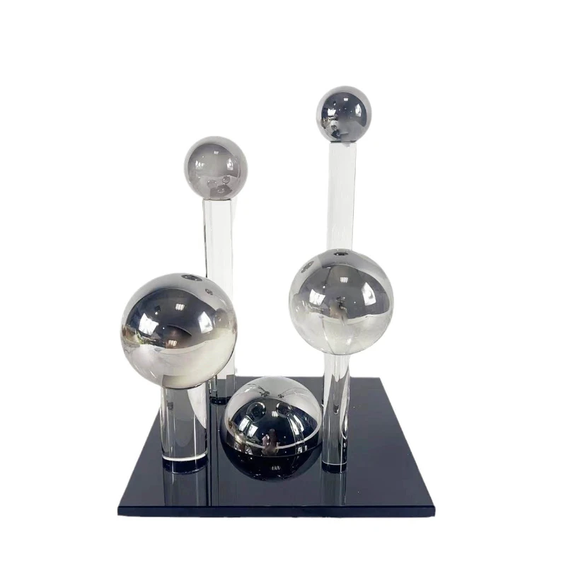 Creative three-dimensional crystal glass space ball fulcrum ornament model room sales office exhibition hall desktop art soft 
Creative three-dimensional crystal glass space ball fulcrum ornament model room sales office exhibition hall desktop art soft