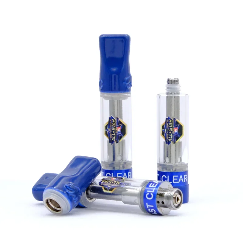 10pcs Gold Coast Clear Vape Cartridges Blue Black GCC Carts Cartridge 0.8ml 1ml Flat Drip Tip No Leak Vaporizer Pen Ecig Tank
10pcs Gold Coast Clear Vape Cartridges Blue Black GCC Carts Cartridge 0.8ml 1ml Flat Drip Tip No Leak Vaporizer Pen Ecig Tank