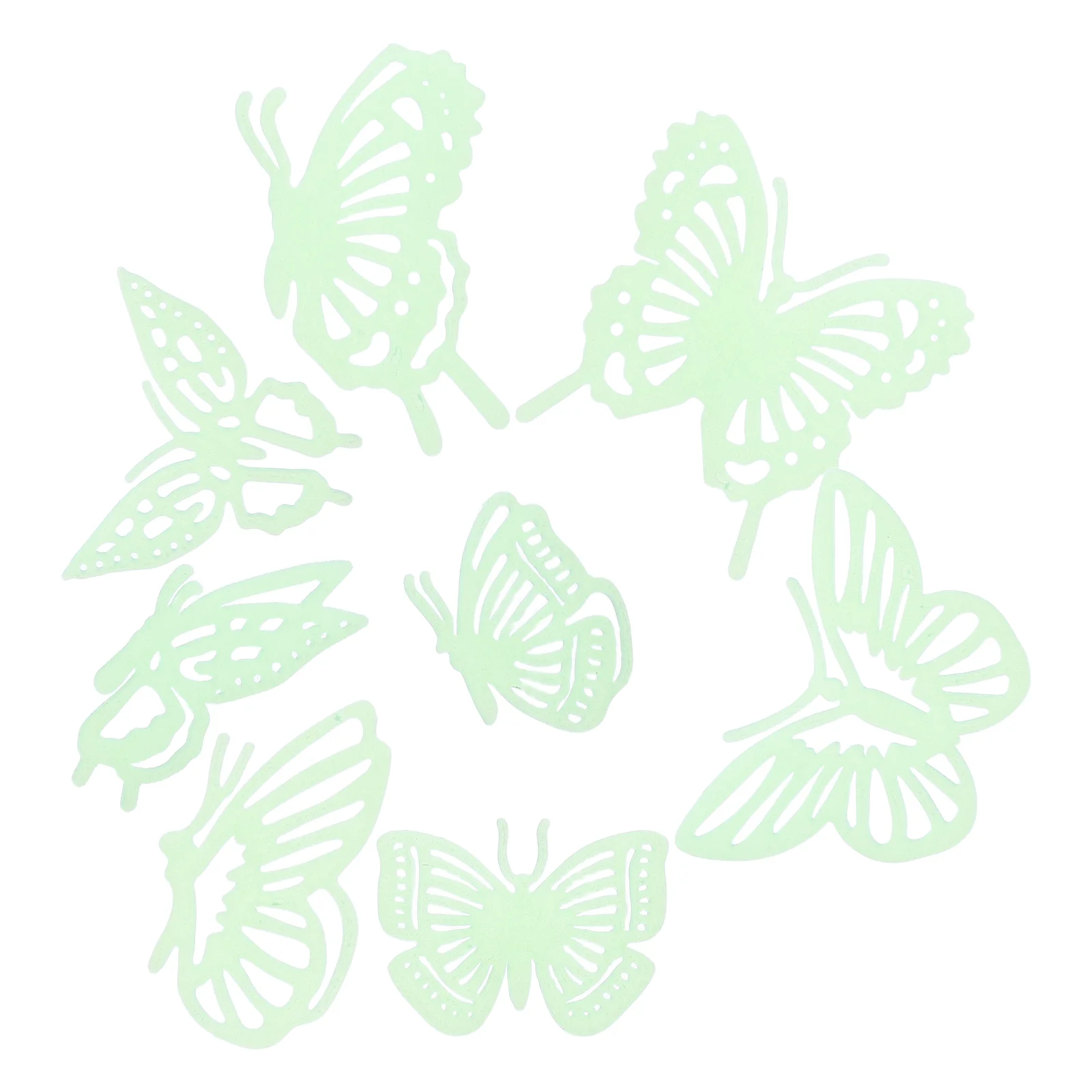 8pcs Luminous Butterfly Wall Decals Removable Butterfly Wall Sticker Adorable Butterfly Stickers For Nighttime Glow
8pcs Luminous Butterfly Wall Decals Removable Butterfly Wall Sticker Adorable Butterfly Stickers For Nighttime Glow