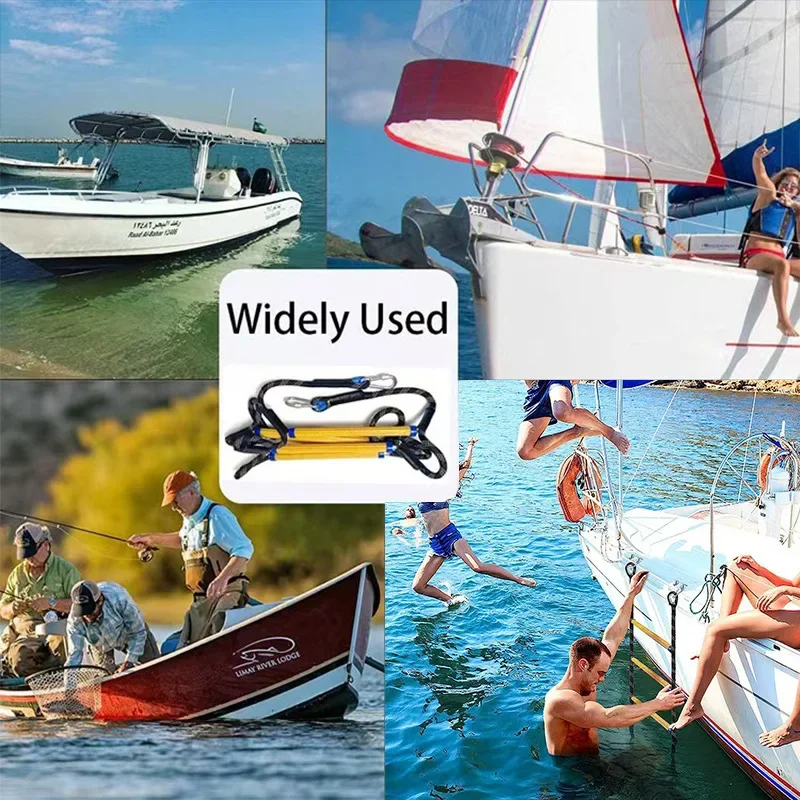 DurableResin Soft Ladder Yacht Rescue Ladder Kayak Polyester Four Section Five Section Climbing And Amusement Rope Ladder
DurableResin Soft Ladder Yacht Rescue Ladder Kayak Polyester Four Section Five Section Climbing And Amusement Rope Ladder