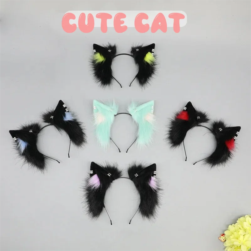 Furry Cat Ears Headband Cute Animal Ears Hairband for Cosplay Sweet Girls Hair Accessories Y2K Headwear Gifts for Child/ Friend
Furry Cat Ears Headband Cute Animal Ears Hairband for Cosplay Sweet Girls Hair Accessories Y2K Headwear Gifts for Child/ Friend