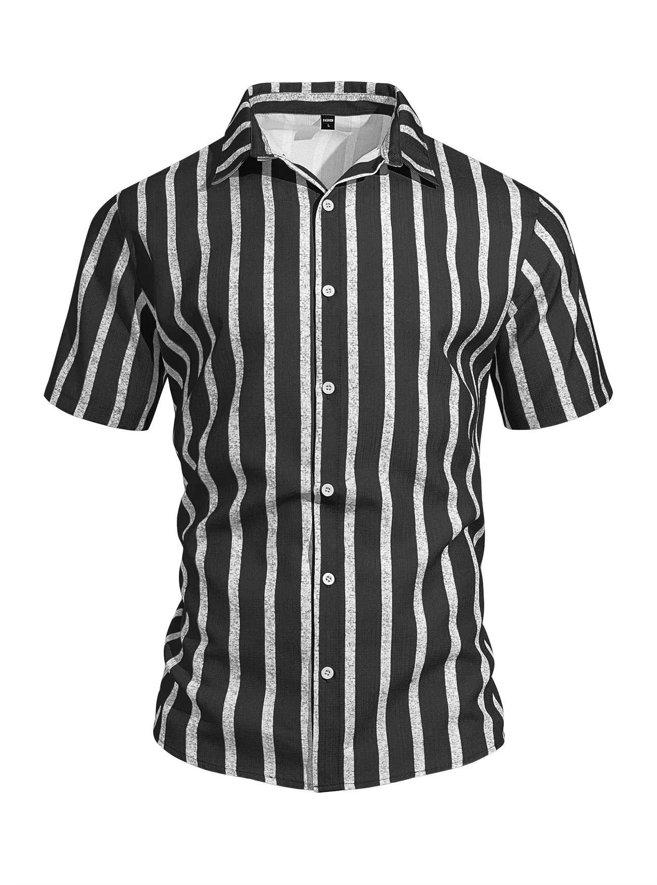 Men's Plus Size Linen Striped Short Sleeve Shirt Summer Casual Lapel Button Down Vacation Beach T-shirt Tops EU Size
Men's Plus Size Linen Striped Short Sleeve Shirt Summer Casual Lapel Button Down Vacation Beach T-shirt Tops EU Size