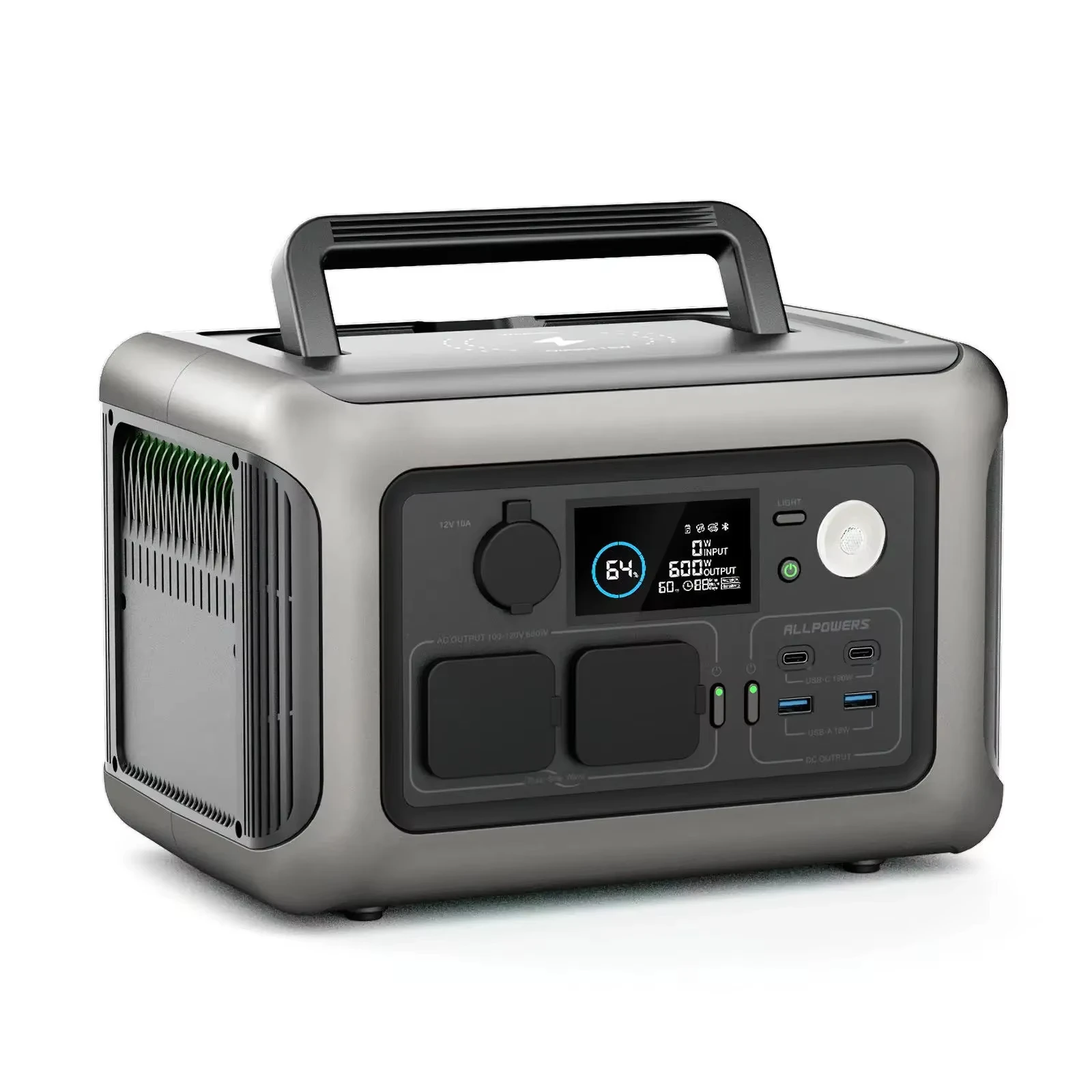 Fuente de alimentación UPS de alta potencia, almacenamiento de energía de emergencia multifuncional, energía móvil de 600W, R600
Fuente de alimentación UPS de alta potencia, almacenamiento de energía de emergencia multifuncional, energía móvil de 600W, R600