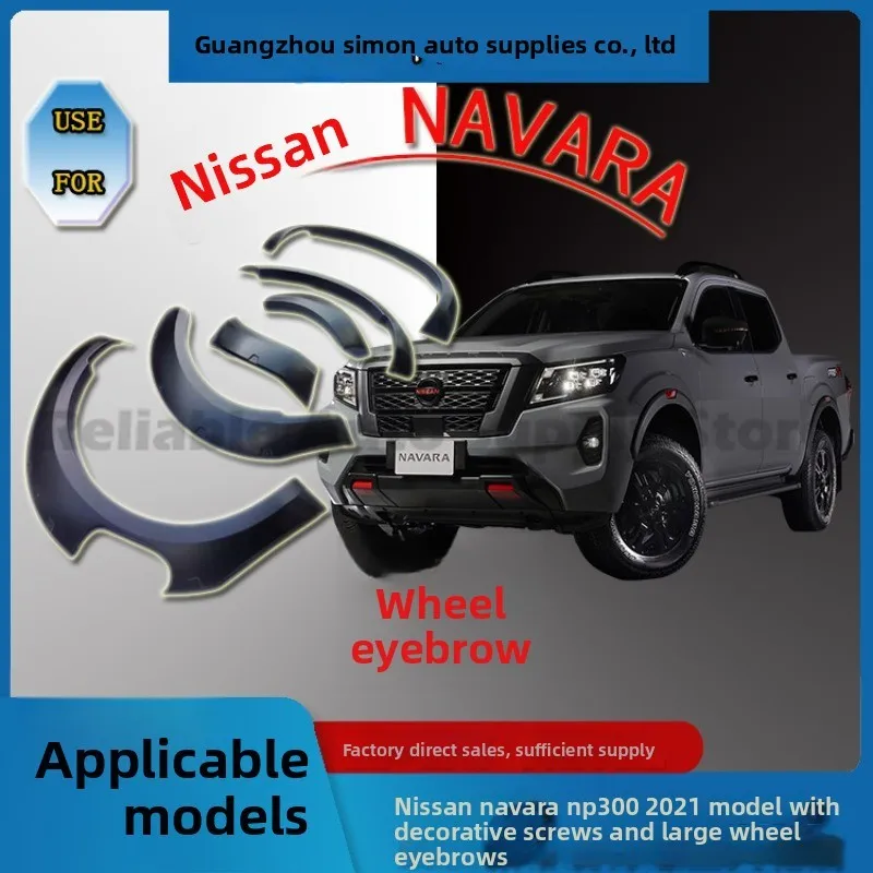 For Nissan Navara NP300 2021 Wide Body Fender Flares with Decorative Screws Premium Quality Durable Design Stylish Upgrade
For Nissan Navara NP300 2021 Wide Body Fender Flares with Decorative Screws Premium Quality Durable Design Stylish Upgrade