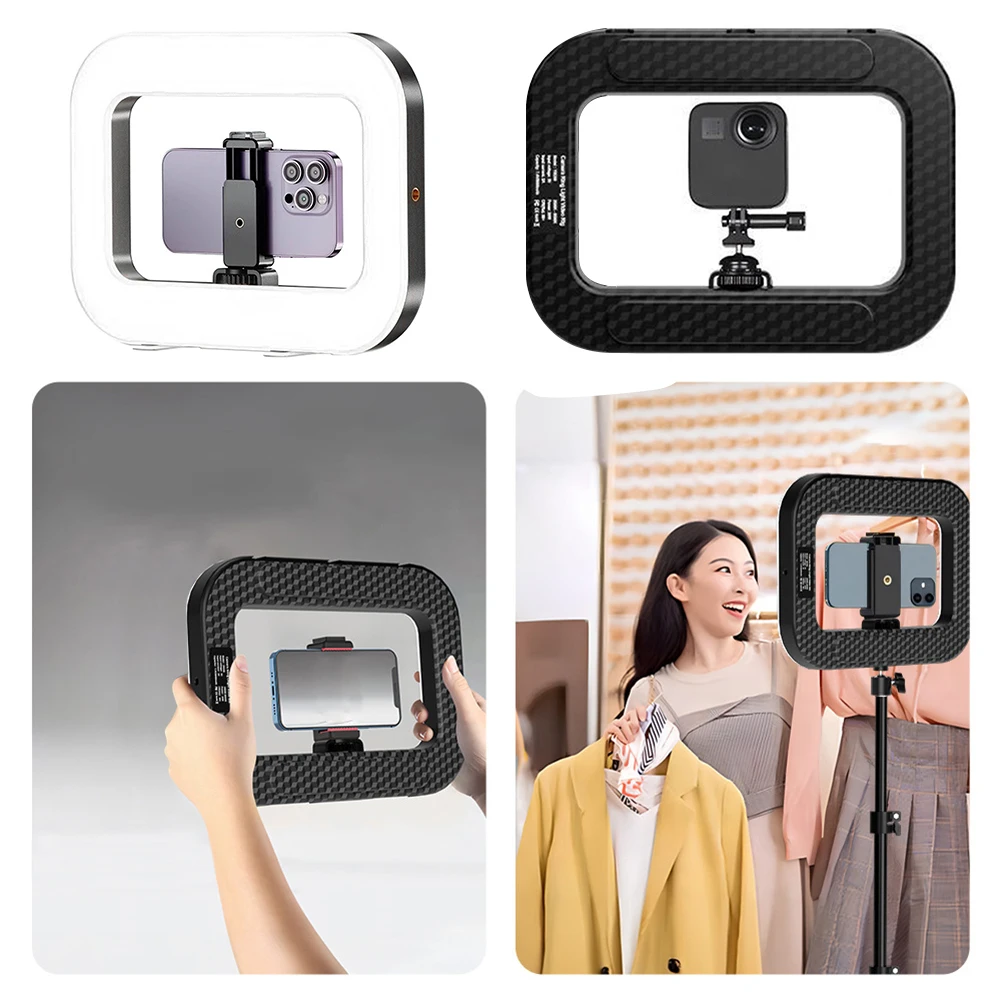 Square-Rings Light Adjustables Color Temperature For Mobile Photography For Broadcast
Square-Rings Light Adjustables Color Temperature For Mobile Photography For Broadcast