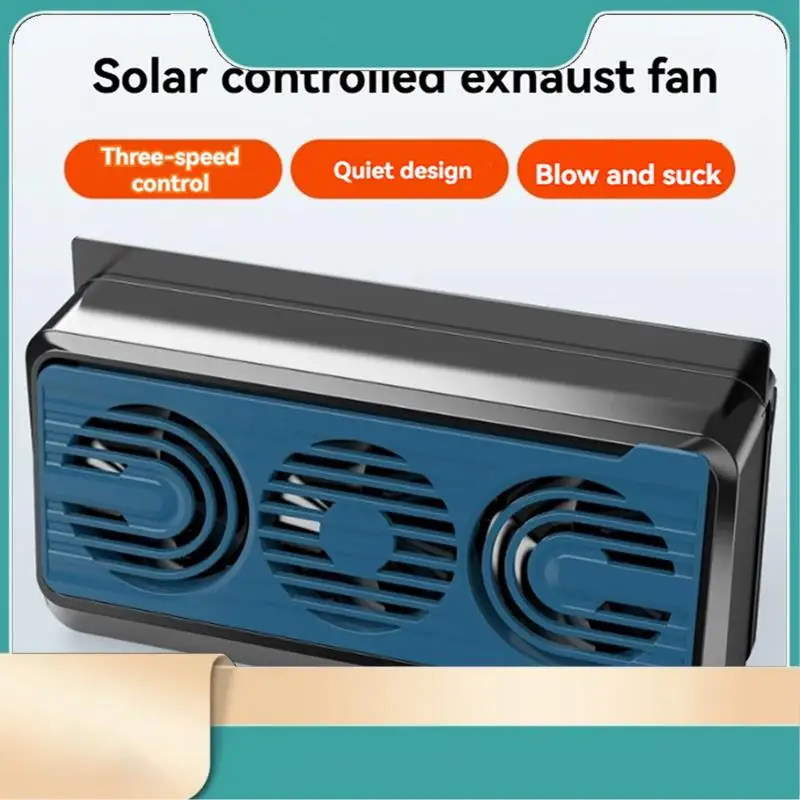 Solar Powered Auto Window Cooler Car Ventilator 3 Fans Car SUV Cool Fan Cooler Promoting Air Circulation-N31R
Solar Powered Auto Window Cooler Car Ventilator 3 Fans Car SUV Cool Fan Cooler Promoting Air Circulation-N31R