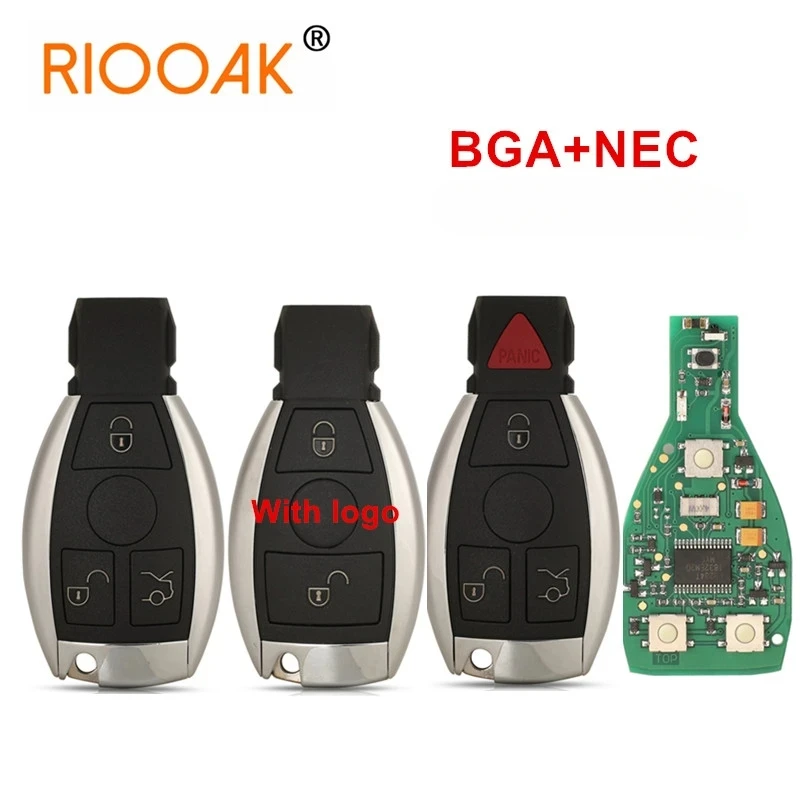 2/3/4 Buttons Remote Smart Car Key 315Mhz 433MHz BGA Style for MB Supports Original NEC BGA Fob
2/3/4 Buttons Remote Smart Car Key 315Mhz 433MHz BGA Style for MB Supports Original NEC BGA Fob