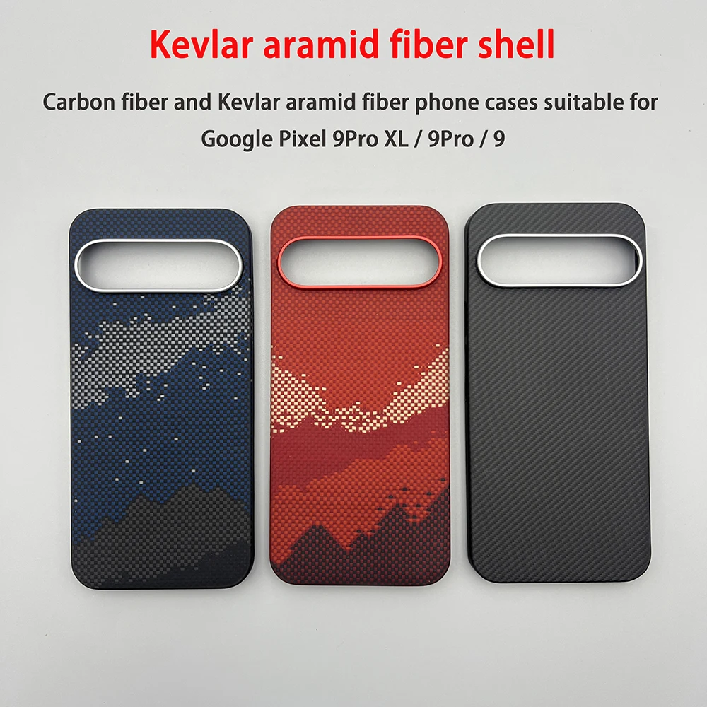 For Google Pixel9ProXL phone case Kevlar aramid fiber hard shell carbon fiber ultra-thin lightweight protective case 9pro/9
For Google Pixel9ProXL phone case Kevlar aramid fiber hard shell carbon fiber ultra-thin lightweight protective case 9pro/9