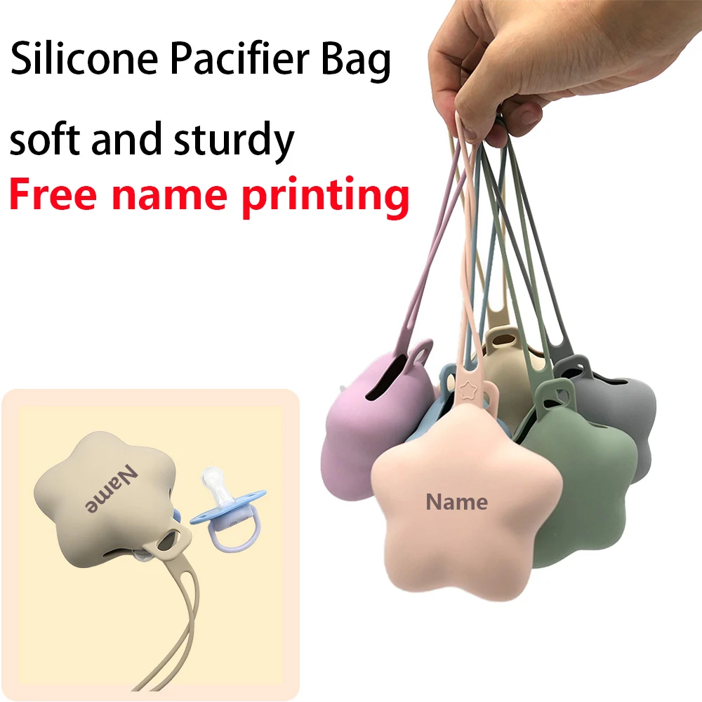 Free name printing Pacifier storage box Silicone material Easy to clean Gift for boys and girls
Free name printing Pacifier storage box Silicone material Easy to clean Gift for boys and girls