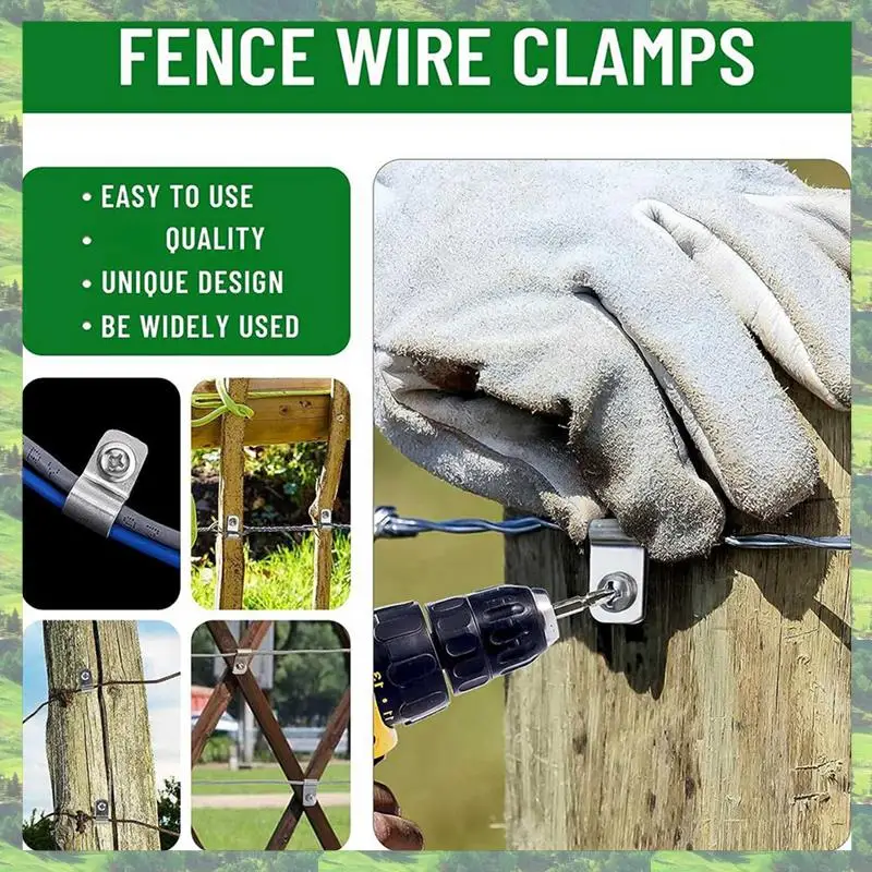 A59Z-Fence Wire Fence Clips Agricultural Fencing Mounting Clips, Stainless Steel Screw Wire Clamps With Screws (300Pcs)
A59Z-Fence Wire Fence Clips Agricultural Fencing Mounting Clips, Stainless Steel Screw Wire Clamps With Screws (300Pcs)