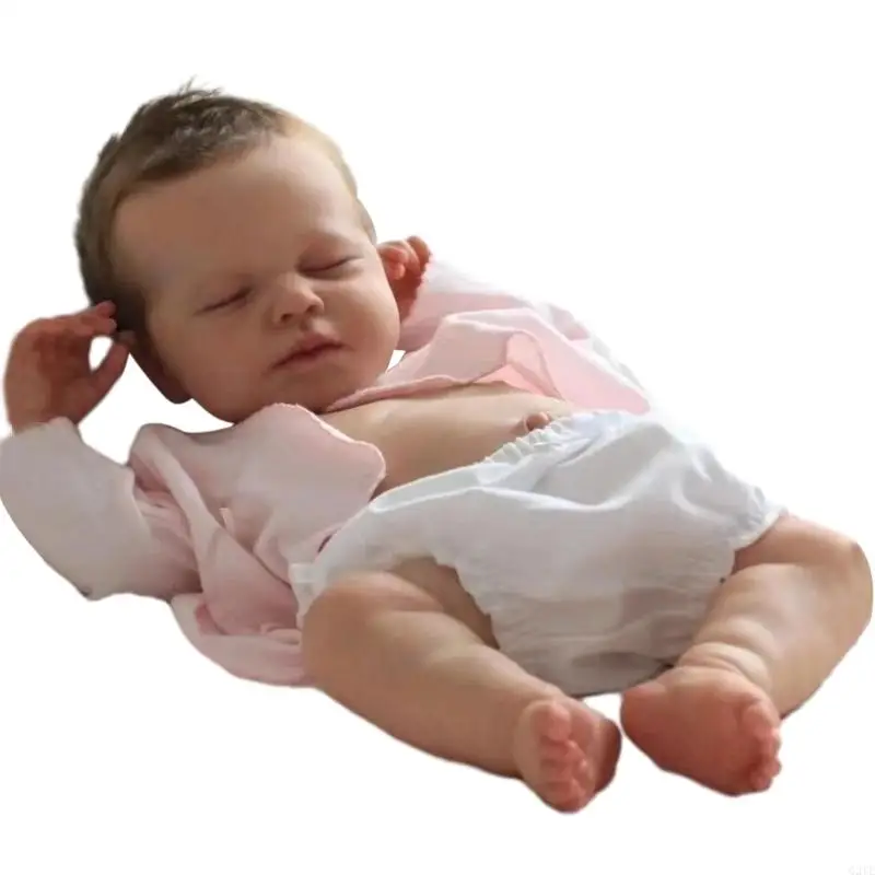 49cm Rebirth Girl Closed Eyes Handmade Implanted Hair Realistic Girl with Moving Arm&Leg Handmade Girls
49cm Rebirth Girl Closed Eyes Handmade Implanted Hair Realistic Girl with Moving Arm&Leg Handmade Girls