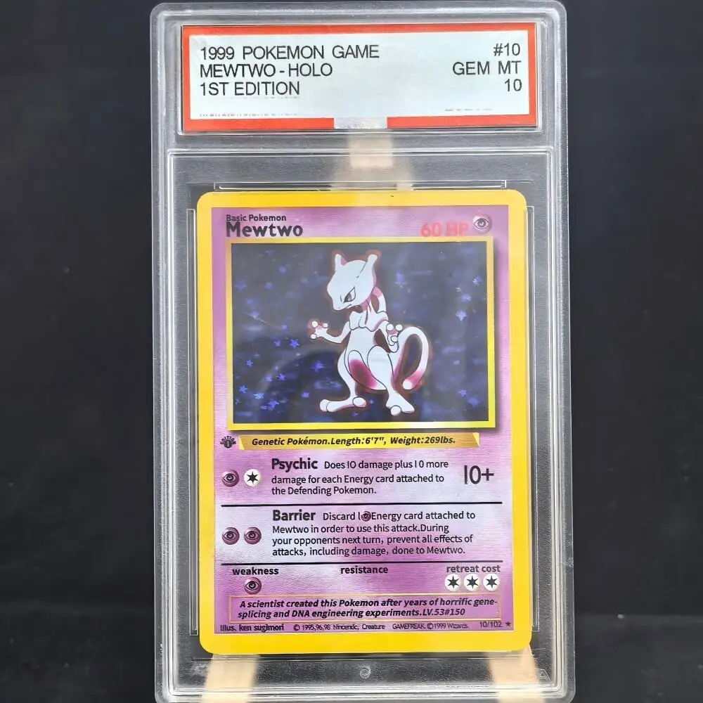 Proxy DIY 1999 POKEMON GAME MEWTWO-HOLO 1ST EDITION 10 GEM MT 10 Rating Card 10 Card Labels Gift Cards Toys
Proxy DIY 1999 POKEMON GAME MEWTWO-HOLO 1ST EDITION 10 GEM MT 10 Rating Card 10 Card Labels Gift Cards Toys