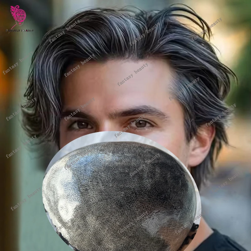 Black 1b20 1B65 1B80 Gray Brown Men Skin Toupee Undetectable 0.1mm Microskin Male Hair Capillary Prosthes Indian Human Hair Wig
Black 1b20 1B65 1B80 Gray Brown Men Skin Toupee Undetectable 0.1mm Microskin Male Hair Capillary Prosthes Indian Human Hair Wig