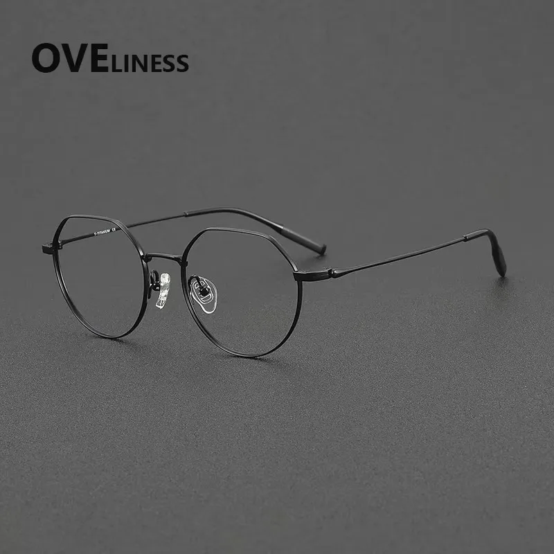 Pure Titanium Glasses Frame Men Women Brand Design Retro Round Eyeglasses frame High Quality Eyewear spectacles
Pure Titanium Glasses Frame Men Women Brand Design Retro Round Eyeglasses frame High Quality Eyewear spectacles