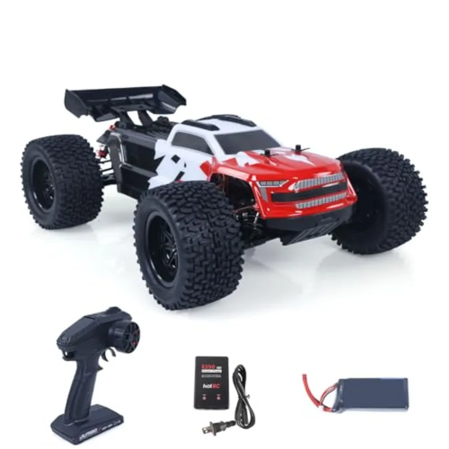 RTR 1002 1/10 4 4 RC Electric Racing Truck 90KM/H Remote Control Model Car 10KG Servo Nylon Frame Carbon Fiber Shock Towers for
RTR 1002 1/10 4 4 RC Electric Racing Truck 90KM/H Remote Control Model Car 10KG Servo Nylon Frame Carbon Fiber Shock Towers for