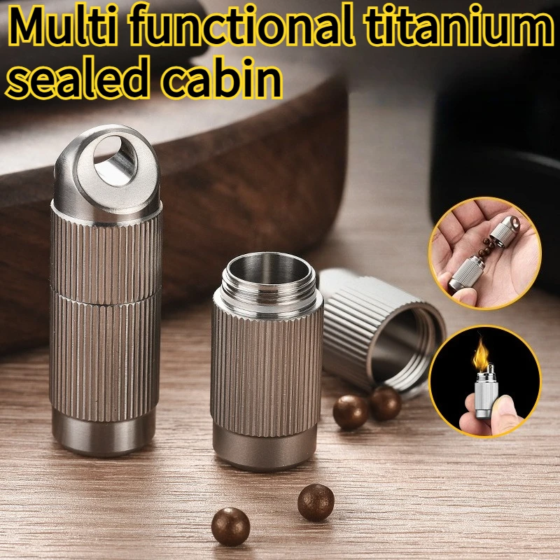 Creative Outdoor Portable Titanium Sealed Cabin Exploration Camping Multifunctional Lighter Storage Box
Creative Outdoor Portable Titanium Sealed Cabin Exploration Camping Multifunctional Lighter Storage Box