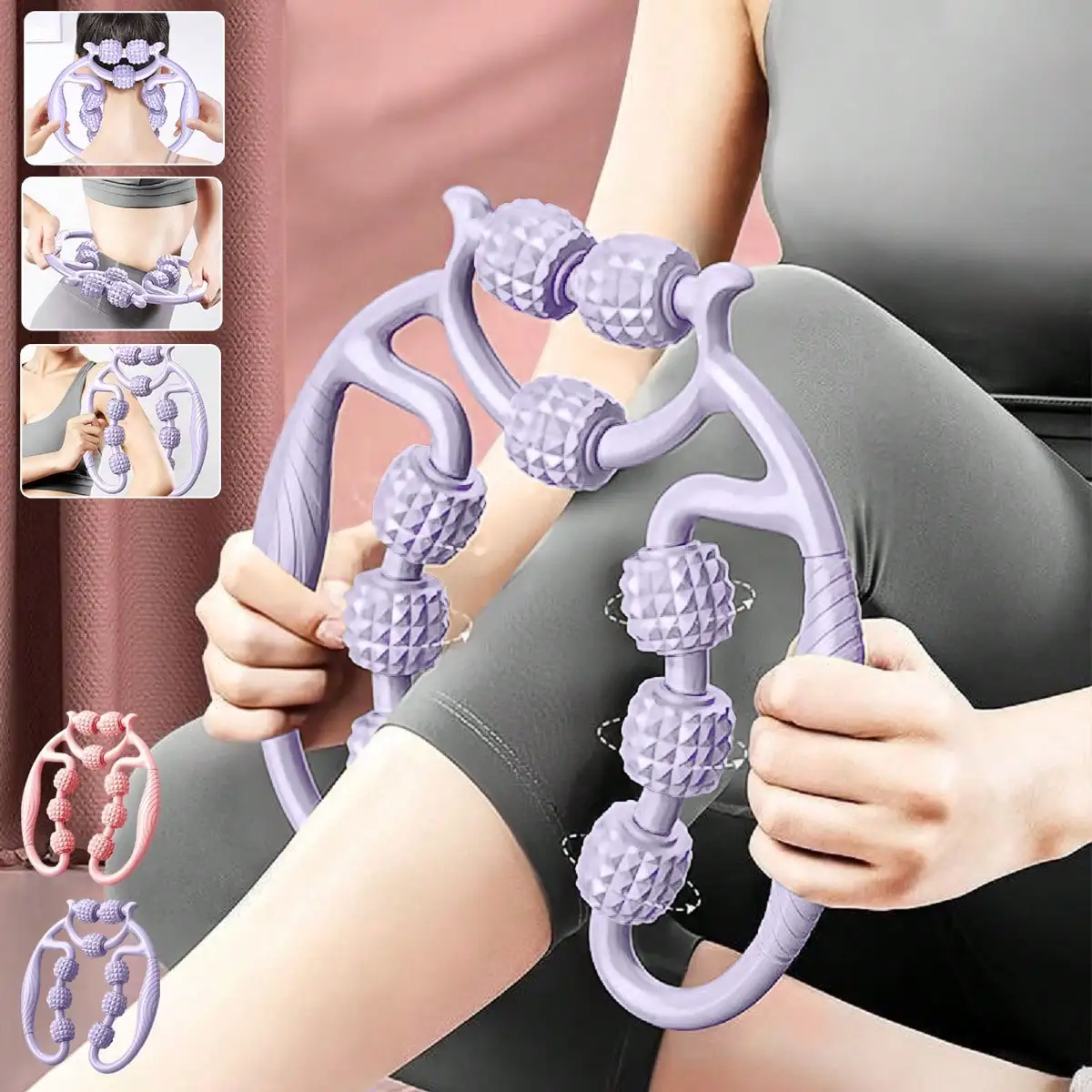 Massage Roller Anti-Cellulite Massager Body Leg Roller Yoga Training Device U-Shaped Pilates Muscle Relaxation Roller
Massage Roller Anti-Cellulite Massager Body Leg Roller Yoga Training Device U-Shaped Pilates Muscle Relaxation Roller