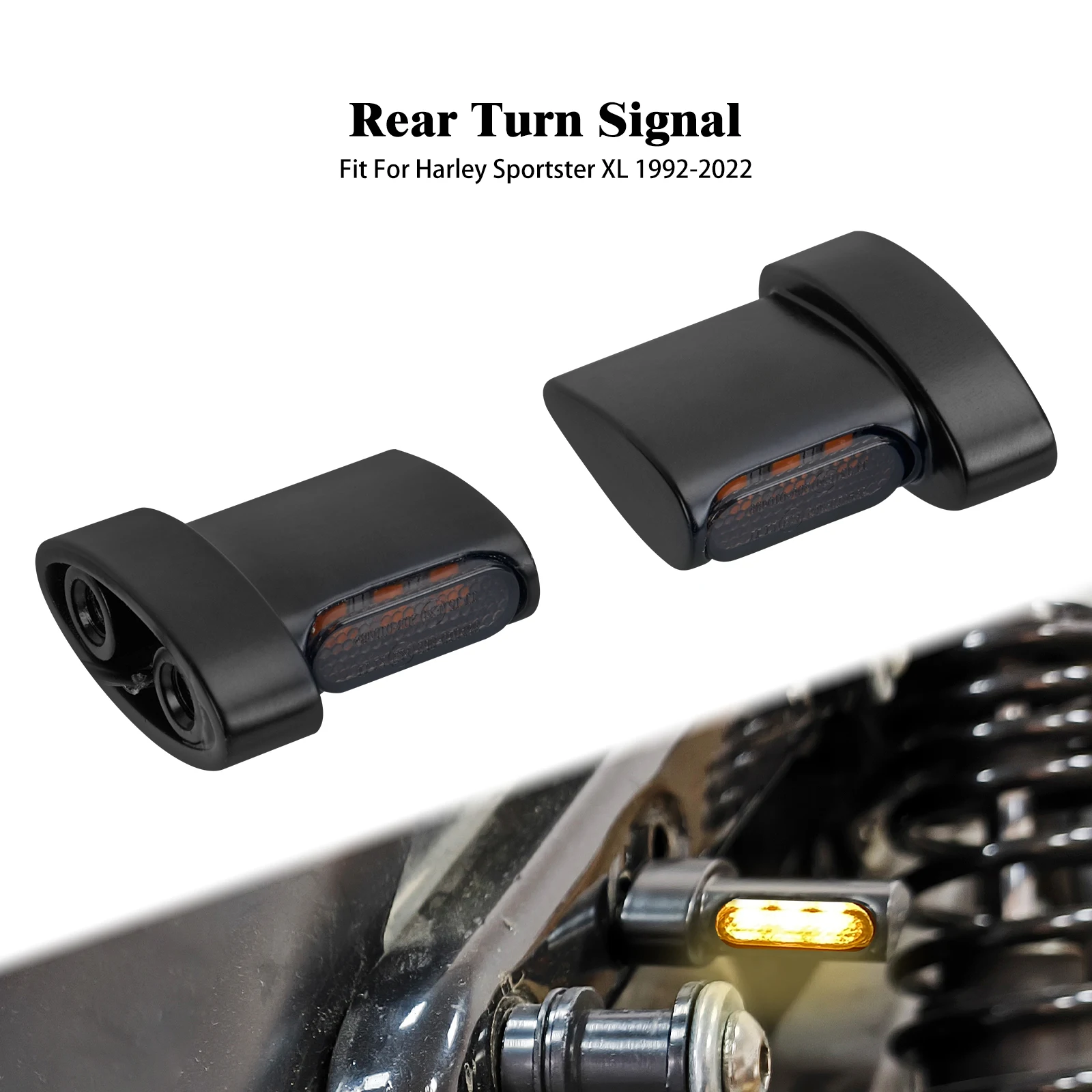 Motorcycle Rear Turn Signal 3-LED Indicator Mini Light With M6 (1/4'') Bolt Thread Blinker For Harley Sportster XL Softail Dyna
Motorcycle Rear Turn Signal 3-LED Indicator Mini Light With M6 (1/4'') Bolt Thread Blinker For Harley Sportster XL Softail Dyna