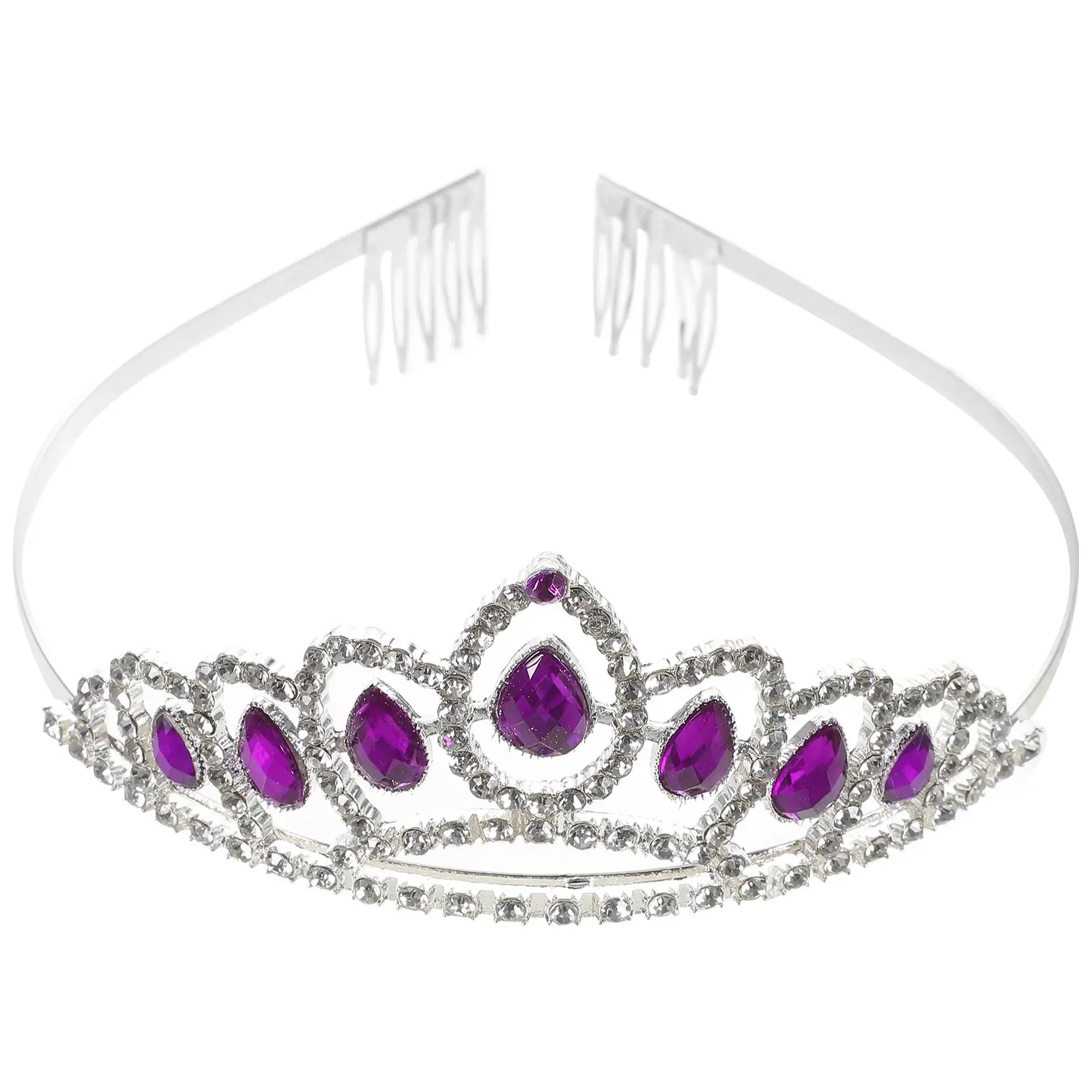 Elegant Bridal Crown Headband Crystal Rhinestone Tiara Durable Alloy Comb Design Wedding Hair Accessories Prom Charm
Elegant Bridal Crown Headband Crystal Rhinestone Tiara Durable Alloy Comb Design Wedding Hair Accessories Prom Charm