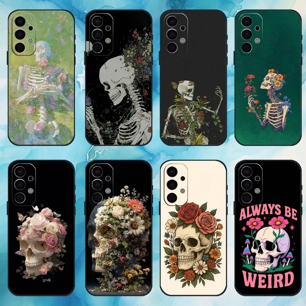 Skull Floral Cartoon Phone Case For Samsung Galaxy A73,A72,A71,A70,A53,A52,A51,Others Soft Black Cover
Skull Floral Cartoon Phone Case For Samsung Galaxy A73,A72,A71,A70,A53,A52,A51,Others Soft Black Cover