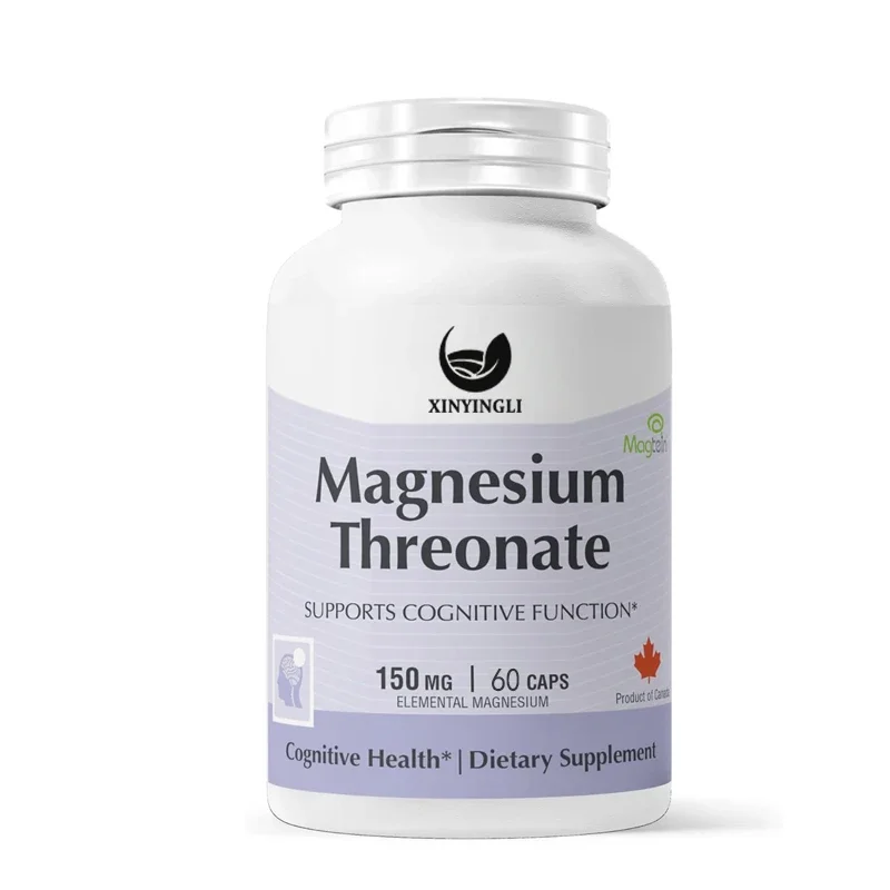 L-threonate magnesium supplement, electrolyte balance, vegetarian capsules, 50mg elemental magnesium
L-threonate magnesium supplement, electrolyte balance, vegetarian capsules, 50mg elemental magnesium