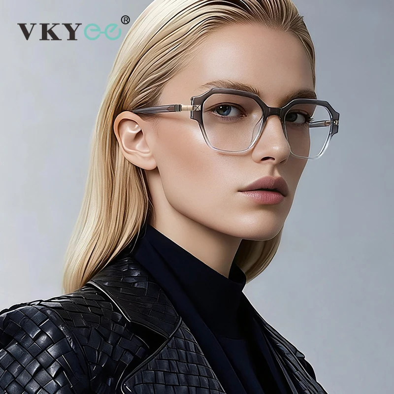 Модные женские очки для чтения VKYEE с уникальным геометрическим квадратным минималистичным дизайном, защитой от синего света, с возможностью индивидуальной настройки по рецепту, LS251
Модные женские очки для чтения VKYEE с уникальным геометрическим квадратным минималистичным дизайном, защитой от синего света, с возможностью индивидуальной настройки по рецепту, LS251
