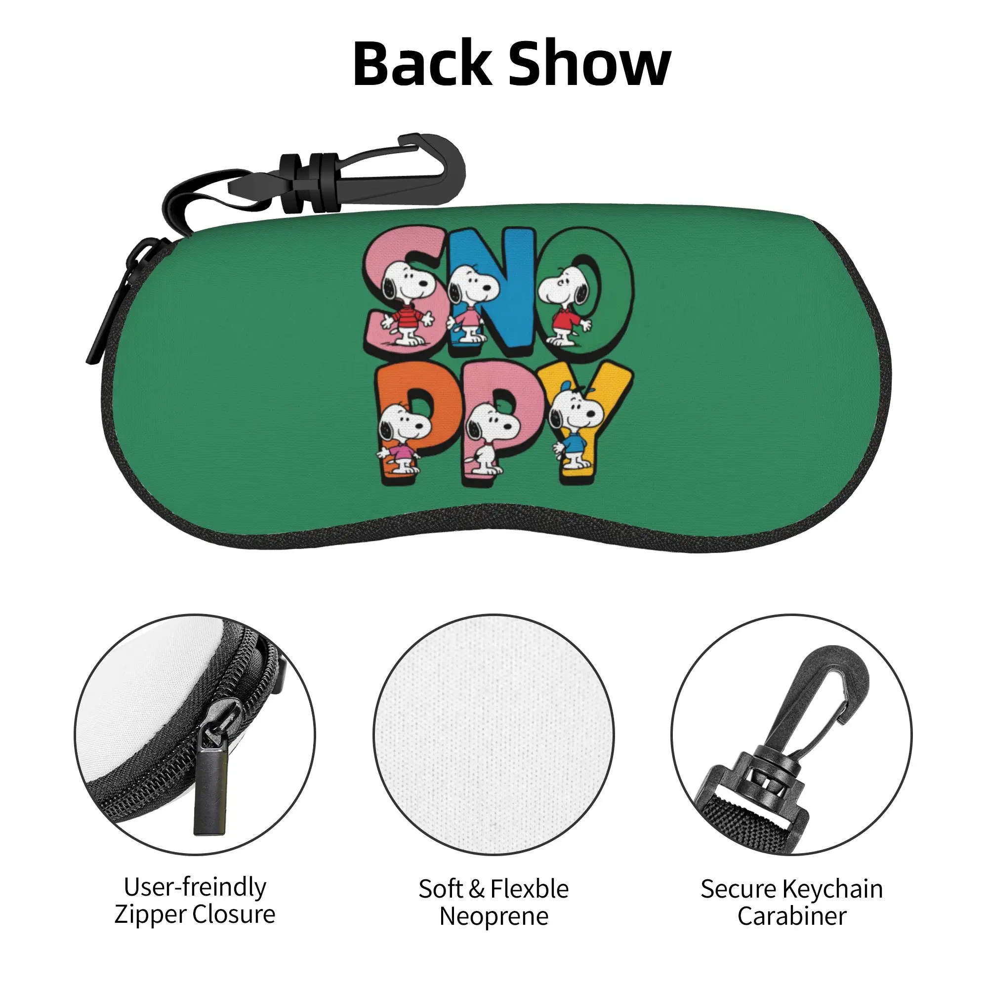 S-Snoopy Anime Dog Shell Eyeglasses Protector Cases Women Men Sunglass Case Glasses Bag
S-Snoopy Anime Dog Shell Eyeglasses Protector Cases Women Men Sunglass Case Glasses Bag