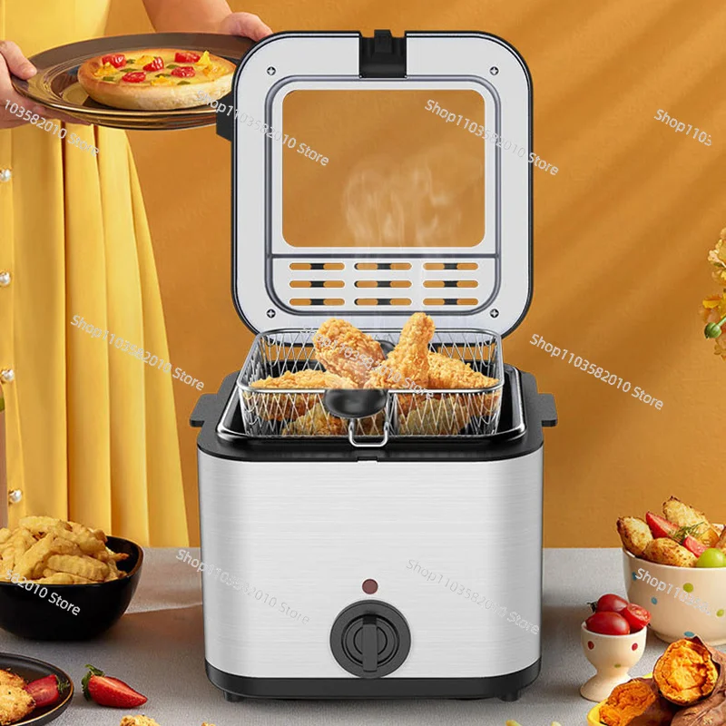 1000W Deep Fryer Delicious One Machine With Multiple Frying Methods 2.5L Large Capacity For Chicken French Fries Frying Chips
1000W Deep Fryer Delicious One Machine With Multiple Frying Methods 2.5L Large Capacity For Chicken French Fries Frying Chips