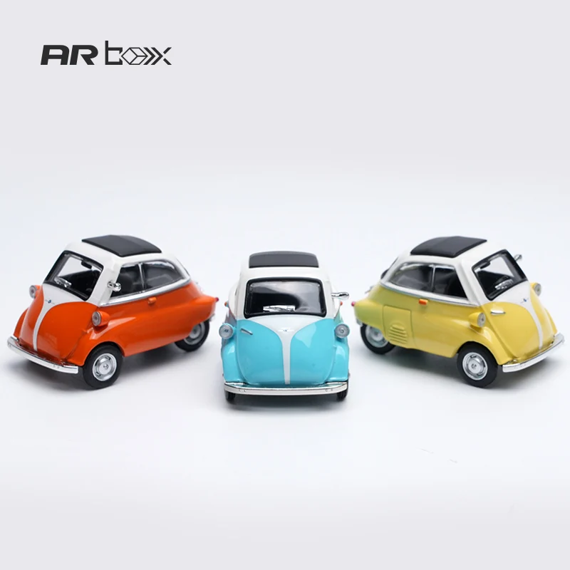 AR BOX 1:64 3,5 см Isetta легкосплавный автомобиль, литье под давлением и игрушечный транспорт, модель автомобиля, миниатюрная масштабная модель автомобиля для детей 
AR BOX 1:64 3,5 см Isetta легкосплавный автомобиль, литье под давлением и игрушечный транспорт, модель автомобиля, миниатюрная масштабная модель автомобиля для детей