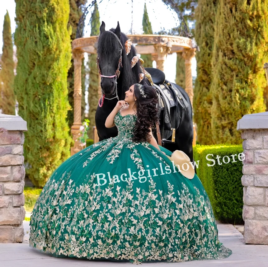 Фэнтезийное зеленое платье принцессы Hunter Quinceanera, роскошное мексиканское платье-пончо с аппликацией в виде бабочки, блестящее кружевное платье 16 по индивидуальному заказу
Фэнтезийное зеленое платье принцессы Hunter Quinceanera, роскошное мексиканское платье-пончо с аппликацией в виде бабочки, блестящее кружевное платье 16 по индивидуальному заказу