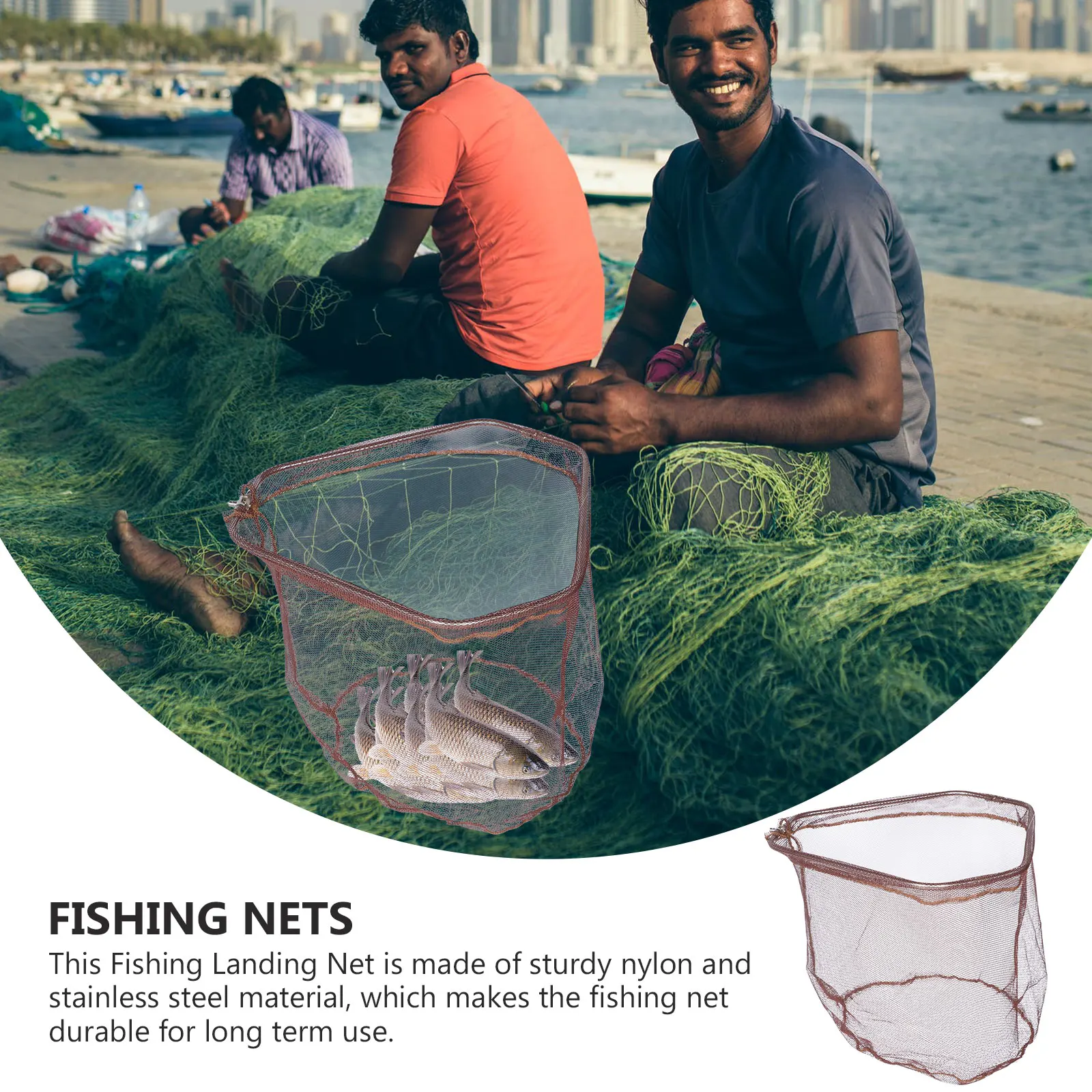 Fishing Net Stainless Steel Foldable 40cm Triangle Mesh Catching Tools Durable Lightweight Replacement Wear Resist Long Term Use
Fishing Net Stainless Steel Foldable 40cm Triangle Mesh Catching Tools Durable Lightweight Replacement Wear Resist Long Term Use